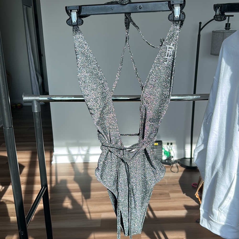 Glitter one piece swimsuit ✨